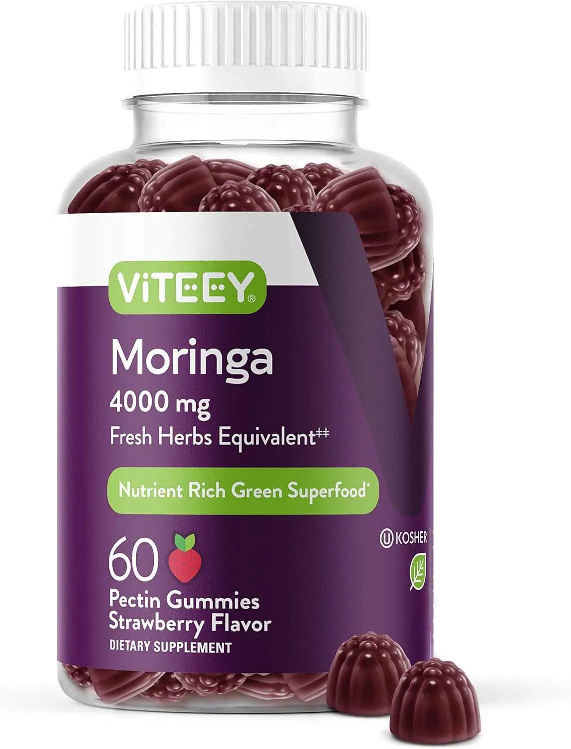 VITEEY - Viteey Moringa Leaf Gummies 4000Mg. 60 Gomitas - The Red Vitamin MX - Suplementos Alimenticios - {{ shop.shopifyCountryName }}