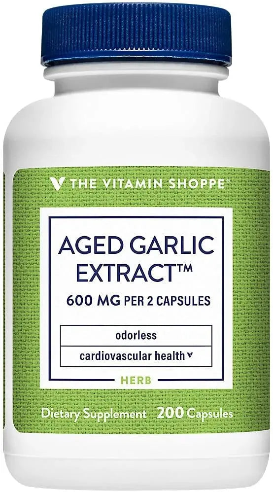 THE VITAMIN SHOPPE - The Vitamin Shoppe Odorless Aged Garlic Extract 600Mg. 200 Capsulas - The Red Vitamin MX - Suplementos Alimenticios - {{ shop.shopifyCountryName }}