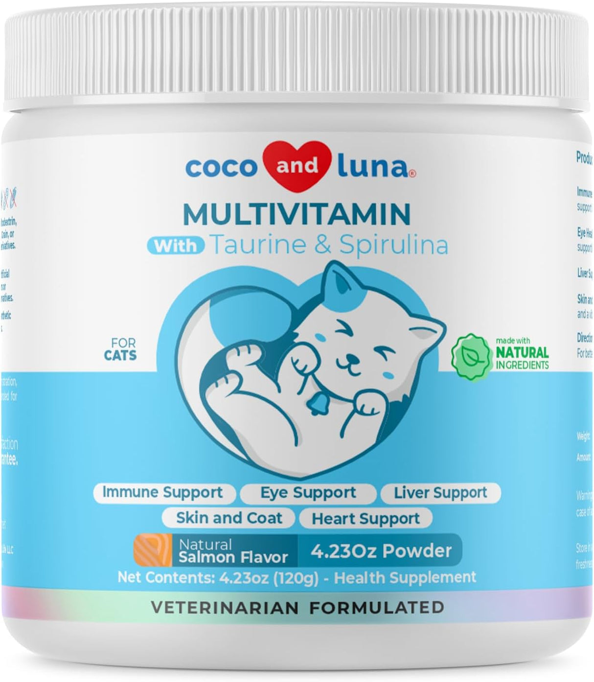 Coco and Luna Multivitamin for Cats Powder  120Gr.