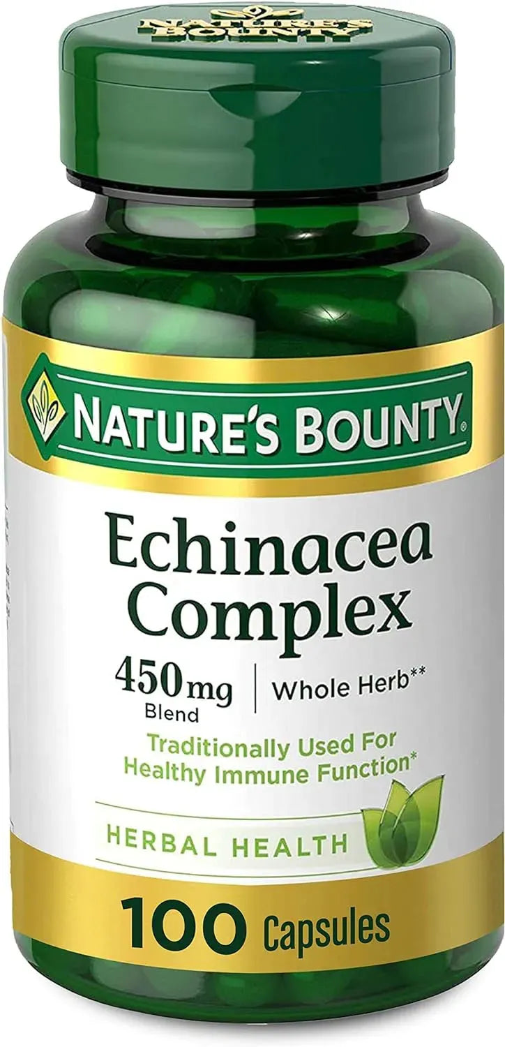 NATURE'S BOUNTY - Nature's Bounty Echinacea Complex 450Mg. 100 Capsulas - The Red Vitamin MX - Suplementos Alimenticios - {{ shop.shopifyCountryName }}