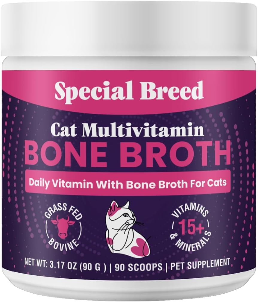 Special Breed Cat Multivitamin with Grass-Fed Beef Bone Broth 90Gr.