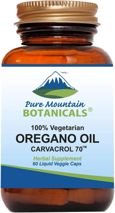 PURE MOUNTAIN BOTANICALS - Pure Mountain Botanicals Wild Oregano Oil 60 Capsulas - The Red Vitamin MX - Suplementos Alimenticios - {{ shop.shopifyCountryName }}