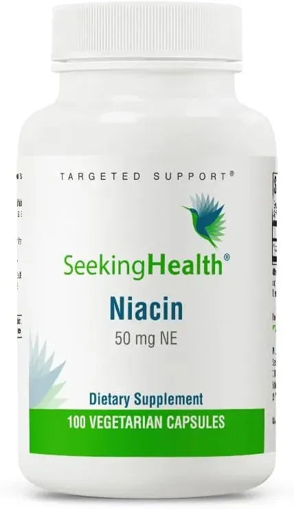 SEEKING HEALTH - Seeking Health Niacin 50Mg. 100 Capsulas - The Red Vitamin MX - Suplementos Alimenticios - {{ shop.shopifyCountryName }}
