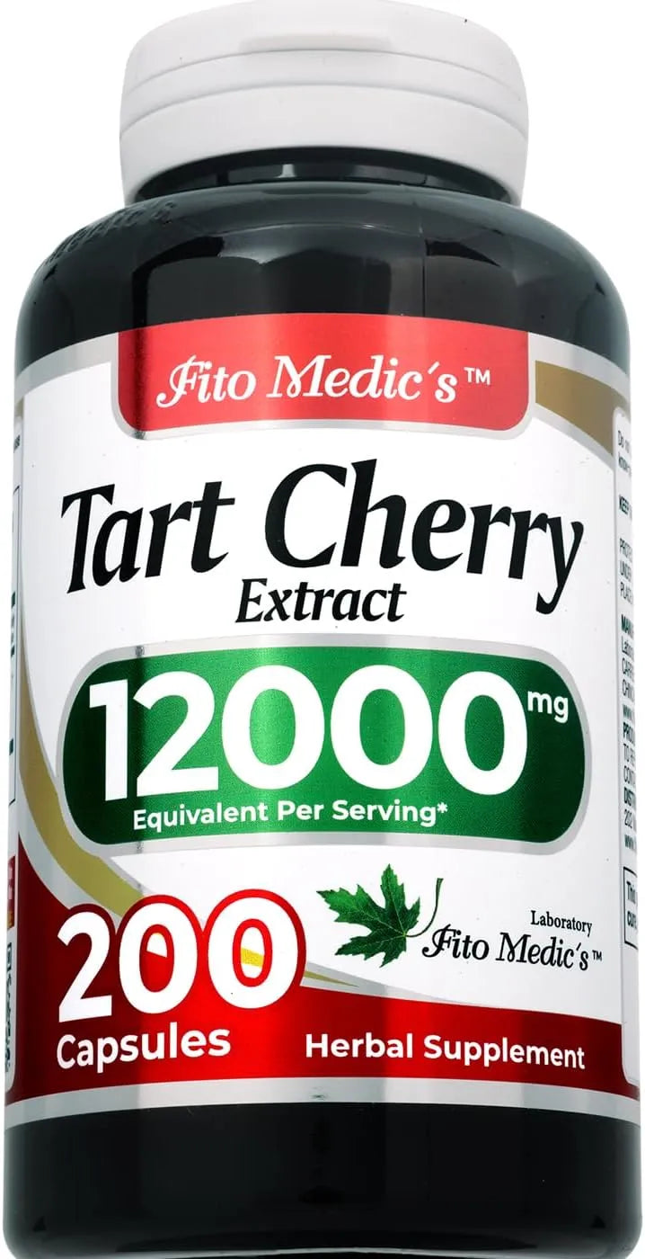 FITO MEDIC´S - FITO MEDIC'S Lab Tart Cherry 12,000Mg. 200 Capsulas - The Red Vitamin MX - Suplementos Alimenticios - {{ shop.shopifyCountryName }}