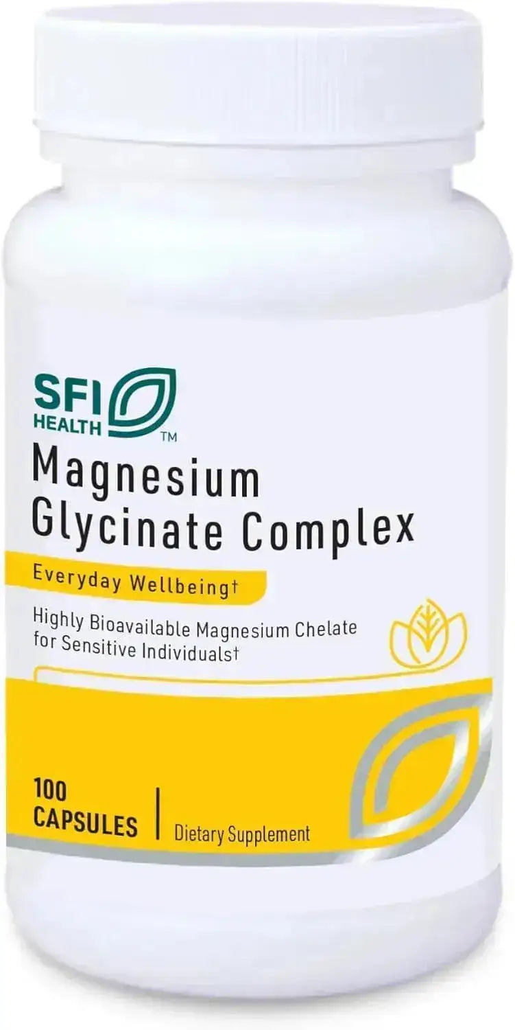KLAIRE LABS - Klaire Labs SFI Health Magnesium Glycinate Complex 100 Capsulas - The Red Vitamin MX - Suplementos Alimenticios - {{ shop.shopifyCountryName }}