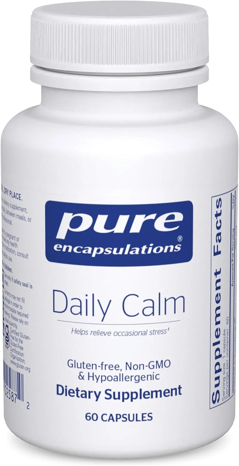 PURE ENCAPSULATIONS - Pure Encapsulations Daily Calm 60 Capsulas - The Red Vitamin MX - Suplementos Alimenticios - {{ shop.shopifyCountryName }}