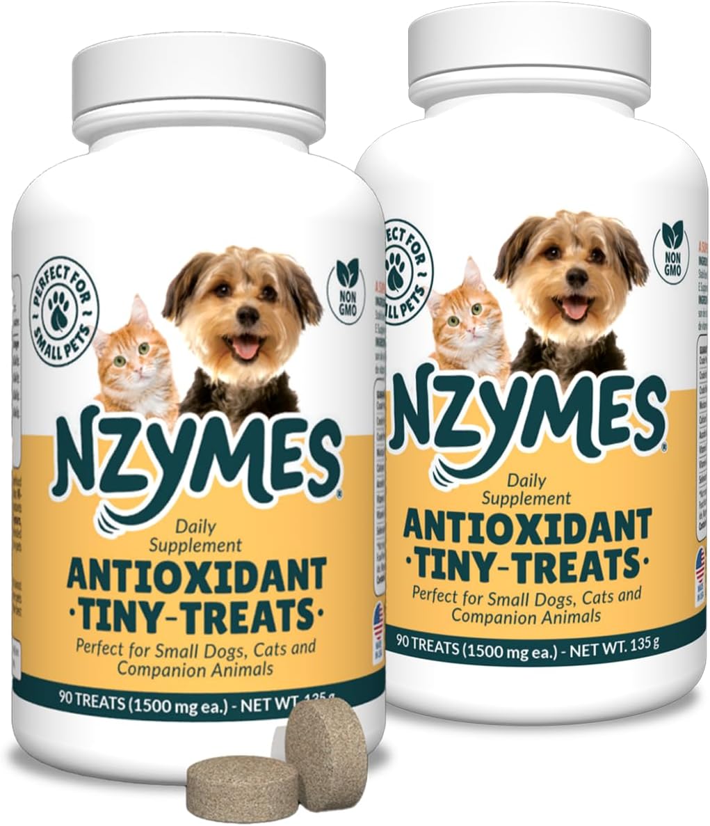 Nzymes Antioxidant Tiny Treats 90 Masticables 2 Pack