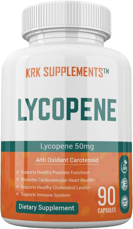 KRK SUPPLEMENTS - KRK SUPPLEMENTS Lycopene 50Mg. 90 Capsulas - The Red Vitamin MX - Suplementos Alimenticios - {{ shop.shopifyCountryName }}