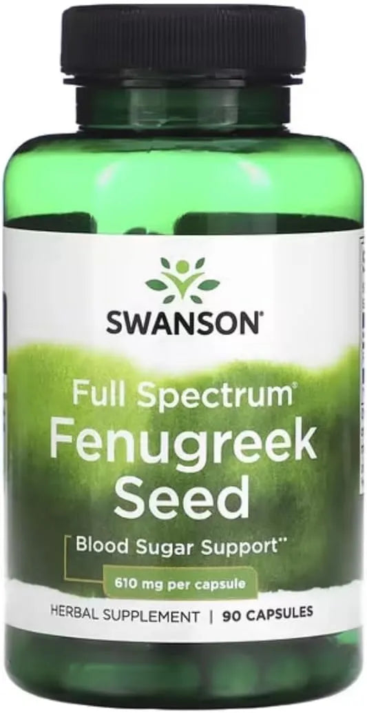 SWANSON - Swanson Full Specturm Fenugreek Seed 610Mg. 90 Capsulas - The Red Vitamin MX - Suplementos Alimenticios - {{ shop.shopifyCountryName }}