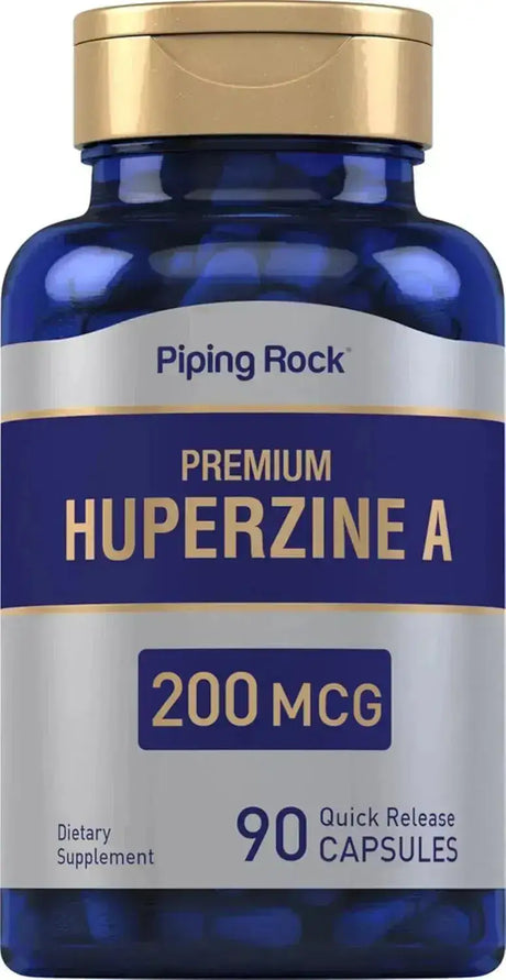 PIPING ROCK - Piping Rock Huperzine A 200mcg 90 Capsulas - The Red Vitamin MX - Suplementos Alimenticios - {{ shop.shopifyCountryName }}