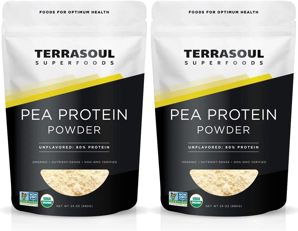 TERRASOUL SUPERFOODS - Terrasoul Superfoods Organic Pea Protein Unflavored 680Gr. 2 Pack - The Red Vitamin MX - Suplementos Alimenticios - {{ shop.shopifyCountryName }}