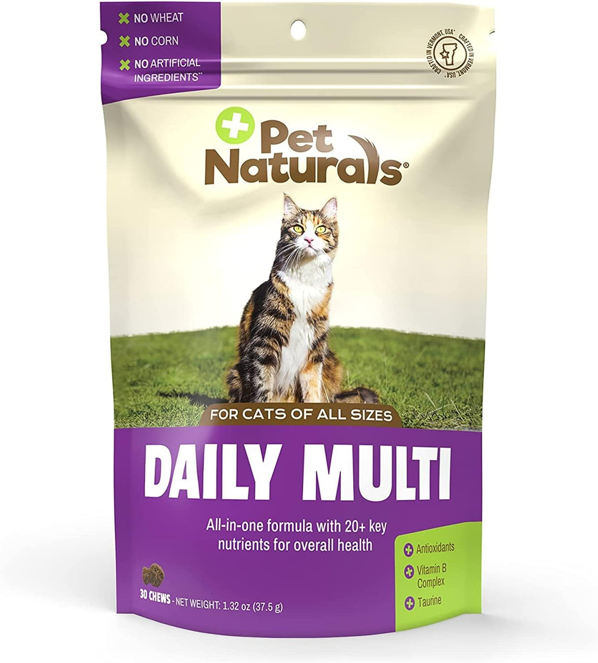 Pet Naturals Daily Multivitamin for Cats Fish Flavored 30 Masticables