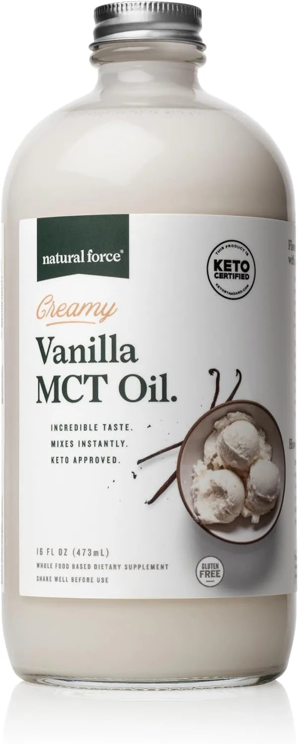 NATURAL FORCE - Natural Force Creamy Vanilla MCT Oil 473Ml. - The Red Vitamin MX - Suplementos Alimenticios - {{ shop.shopifyCountryName }}