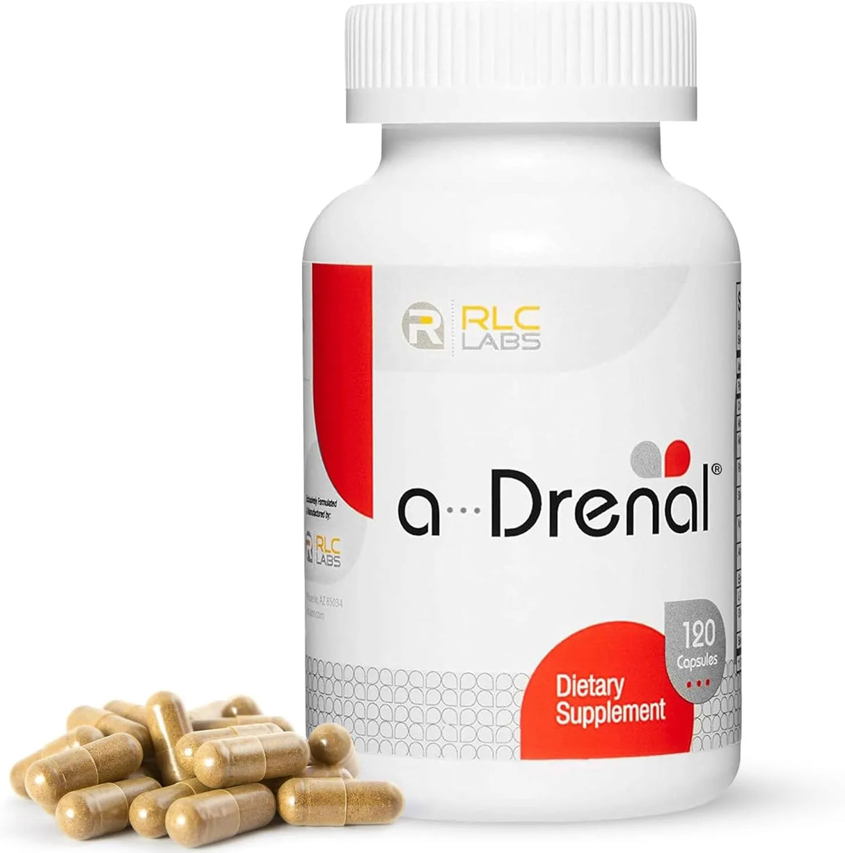 RLC - RLC a-Drenal Support 120 Capsulas - The Red Vitamin MX - Suplementos Alimenticios - {{ shop.shopifyCountryName }}