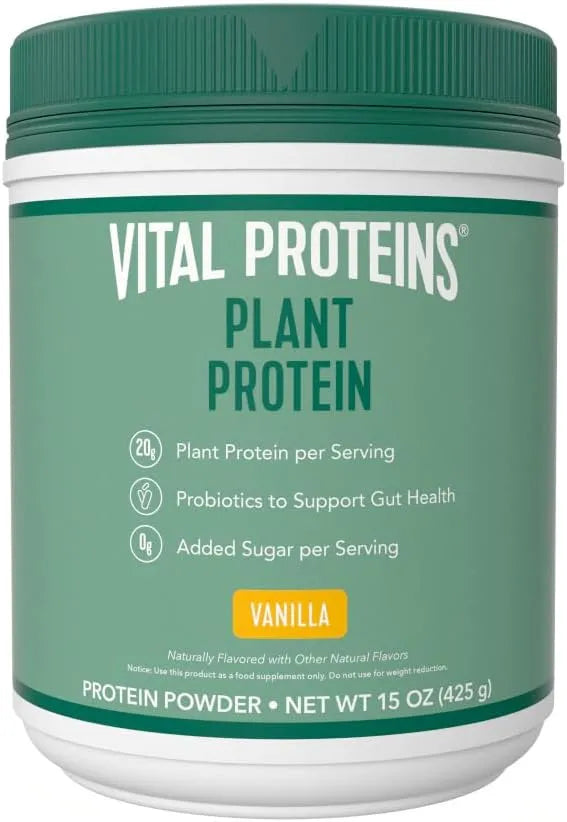 VITAL PROTEINS - Vital Proteins Plant Protein Powder Vanilla 425Gr. - The Red Vitamin MX - Suplementos Alimenticios - {{ shop.shopifyCountryName }}