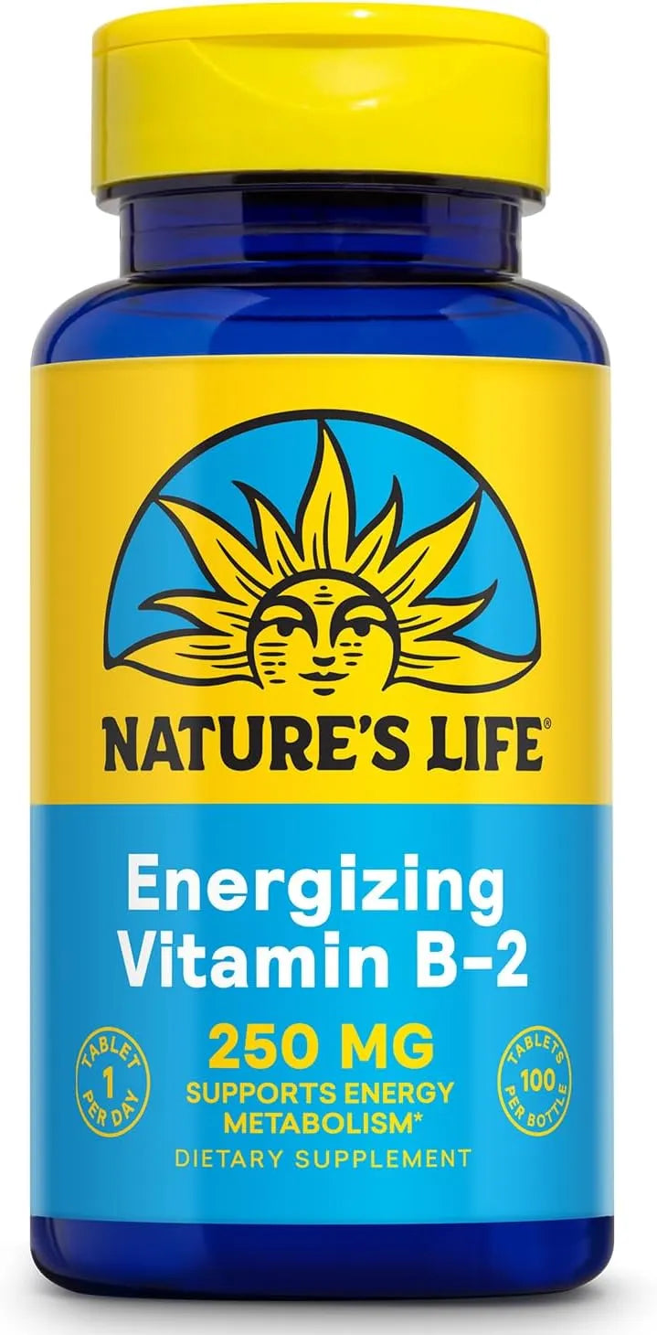 NATURE'S LIFE - Natures Life Vitamin B-2 250Mg. 100 Tabletas - The Red Vitamin MX - Suplementos Alimenticios - {{ shop.shopifyCountryName }}