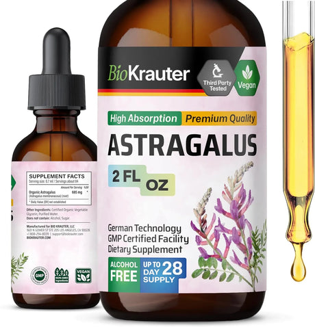 BIOKRAUTER - BIO KRAUTER Astragalus Tincture 2 Fl.Oz. - The Red Vitamin MX - Suplementos Alimenticios - {{ shop.shopifyCountryName }}
