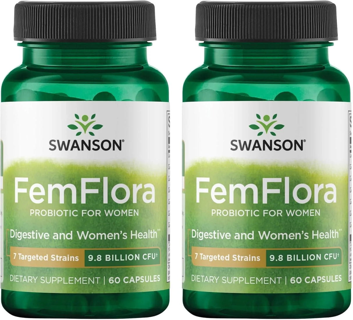SWANSON - Swanson FemFlora Feminine Probiotic 60 Capsulas 2 Pack - The Red Vitamin MX - Suplementos Alimenticios - {{ shop.shopifyCountryName }}