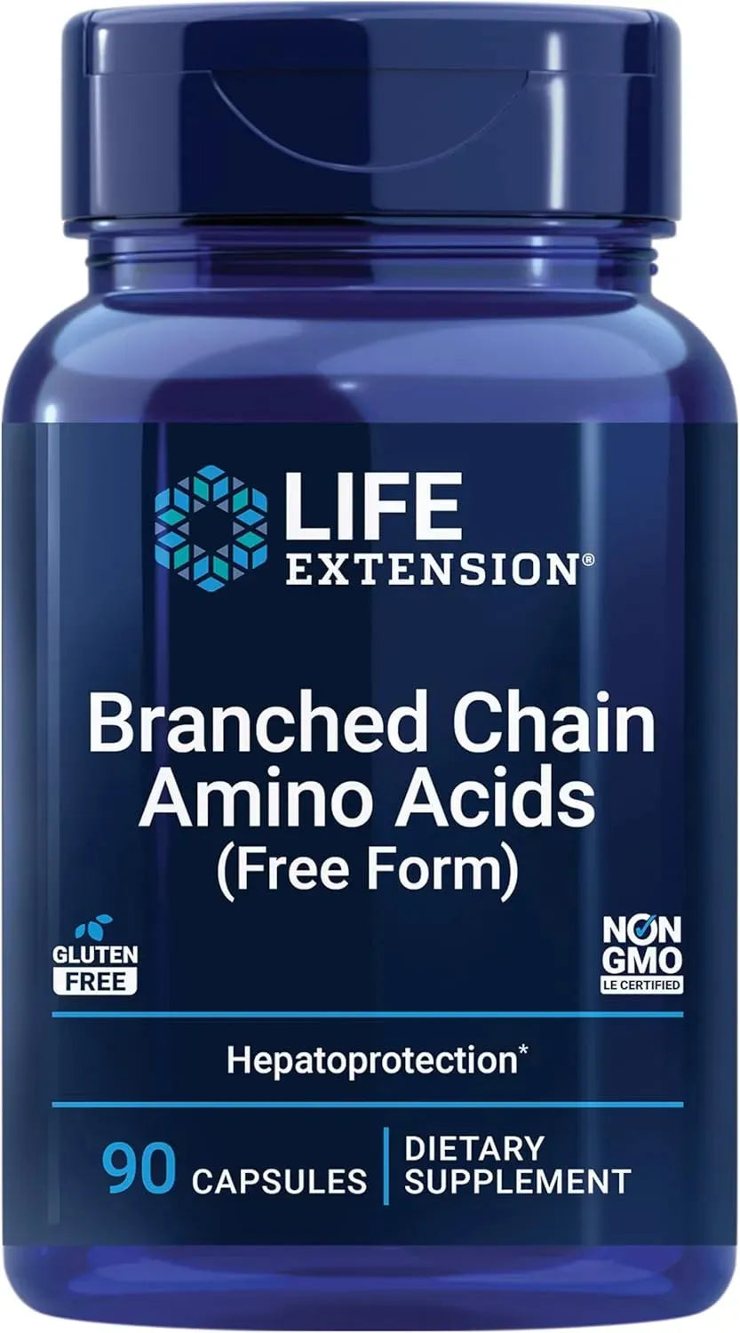 LIFE EXTENSION - Life Extension Branched Chain Amino Acids BCAAs 90 Capsulas - The Red Vitamin MX - Suplementos Alimenticios - {{ shop.shopifyCountryName }}