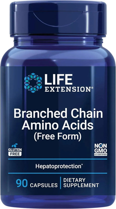 LIFE EXTENSION - Life Extension Branched Chain Amino Acids BCAAs 90 Capsulas - The Red Vitamin MX - Suplementos Alimenticios - {{ shop.shopifyCountryName }}