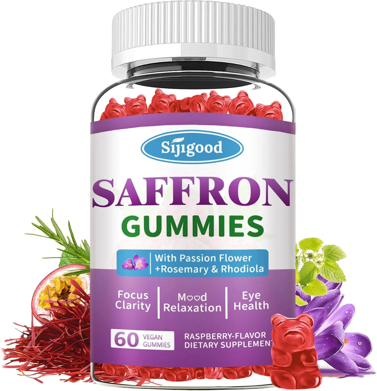 SIJIGOOD - Sijigood Saffron Gummies 60 Gomitas - The Red Vitamin MX - Suplementos Alimenticios - {{ shop.shopifyCountryName }}