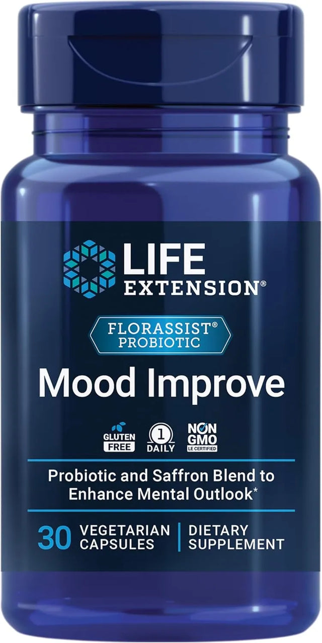 LIFE EXTENSION - Life Extension Mood Improve Probiotic & Saffron Blend 30 Capsulas - The Red Vitamin MX - Suplementos Alimenticios - {{ shop.shopifyCountryName }}
