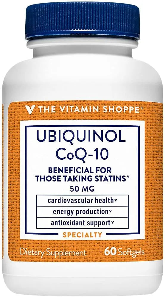 THE VITAMIN SHOPPE - The Vitamin Shoppe Ubiquinol CoQ-10 50Mg. 60 Capsulas Blandas - The Red Vitamin MX - Suplementos Alimenticios - {{ shop.shopifyCountryName }}