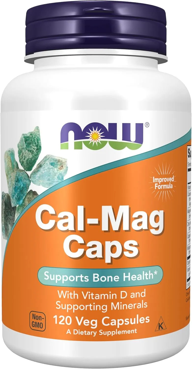 NOW SUPPLEMENTS - NOW Supplements Cal-Mag with Zinc Copper Manganese and Vitamin D 120 Capsulas - The Red Vitamin MX - Suplementos Alimenticios - {{ shop.shopifyCountryName }}