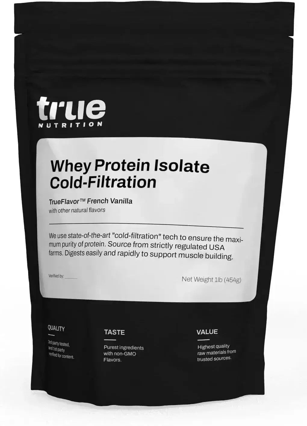 TRUE NUTRITION - True Nutrition Vanilla Whey Protein Isolate Cold-Filtration 454Gr. - The Red Vitamin MX - Suplementos Alimenticios - {{ shop.shopifyCountryName }}