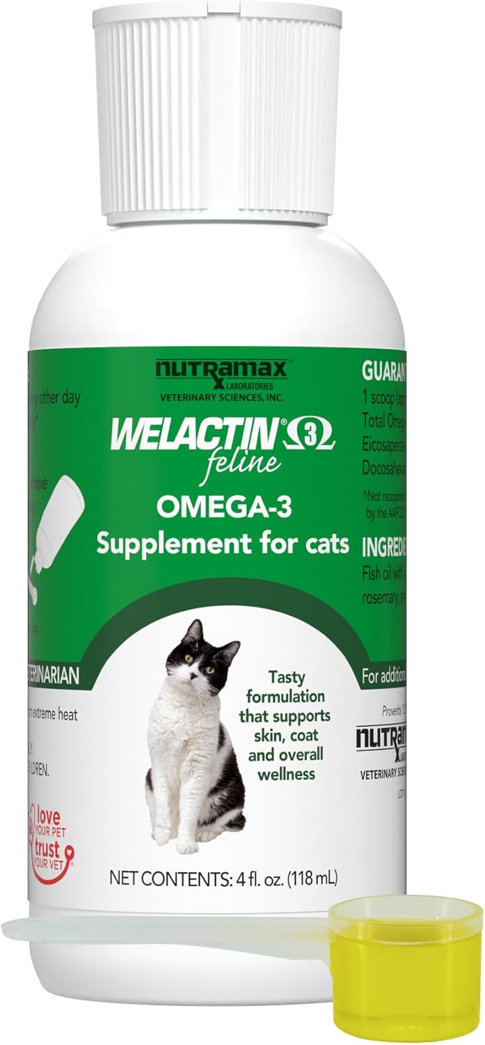 Welactin Omega-3 Skin and Coat Support Liquid 118Ml.