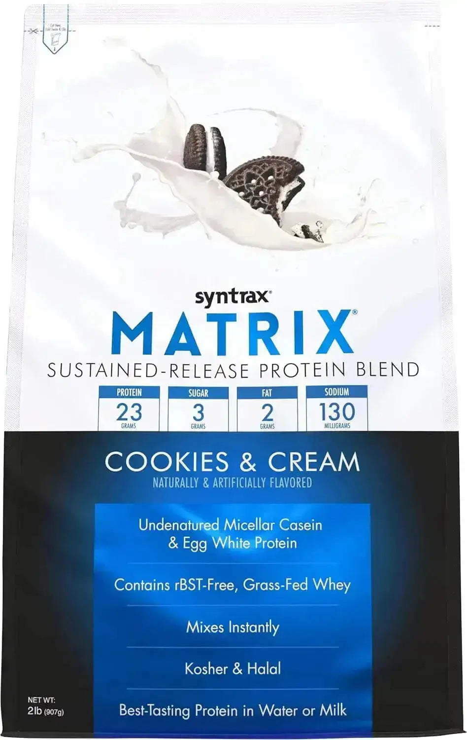 SYNTRAX NUTRITION - Syntrax Nutrition Matrix Protein Powder Cookies & Cream 907Gr. - The Red Vitamin MX - Suplementos Alimenticios - {{ shop.shopifyCountryName }}