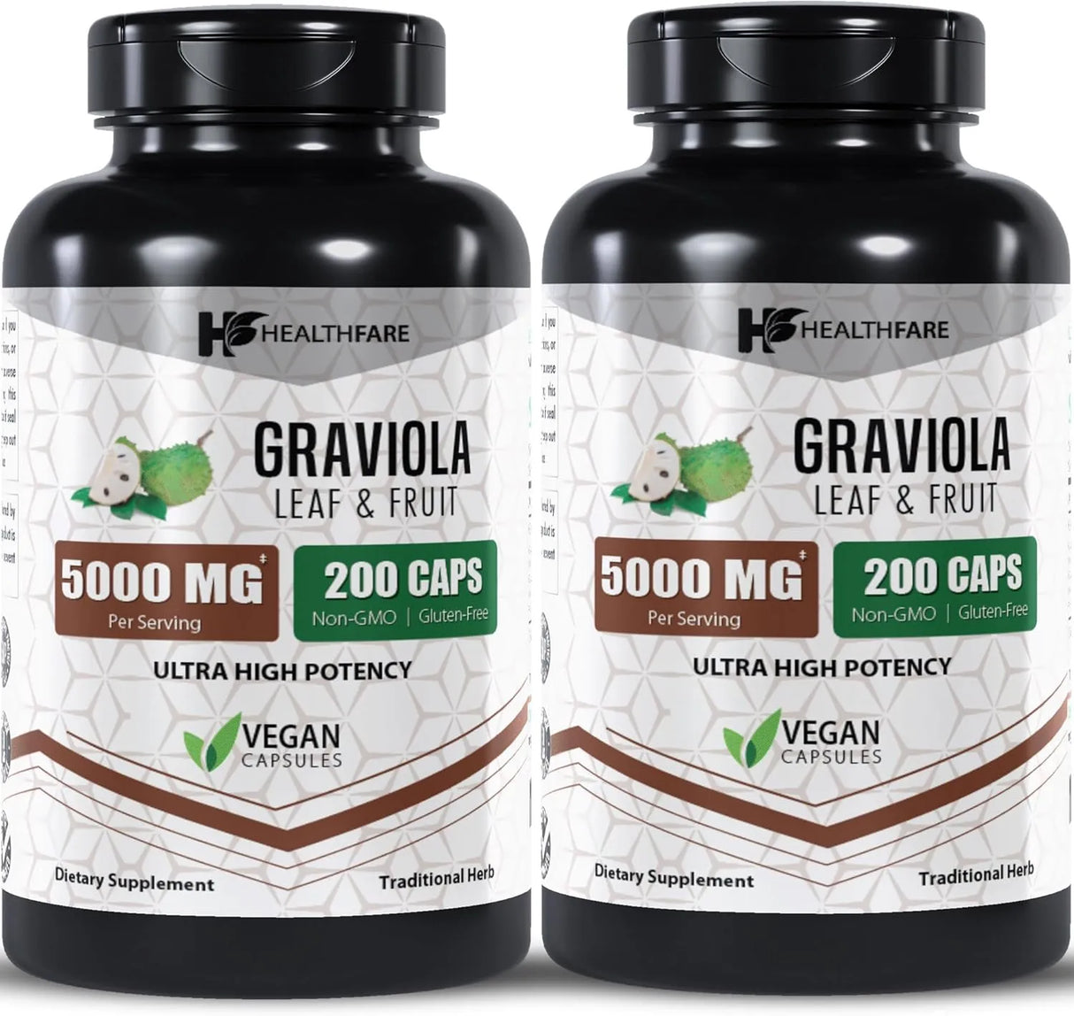 HEALTHFARE - Healthfare Graviola 5000Mg. 200 Capsulas 2 Pack - The Red Vitamin MX - Suplementos Alimenticios - {{ shop.shopifyCountryName }}