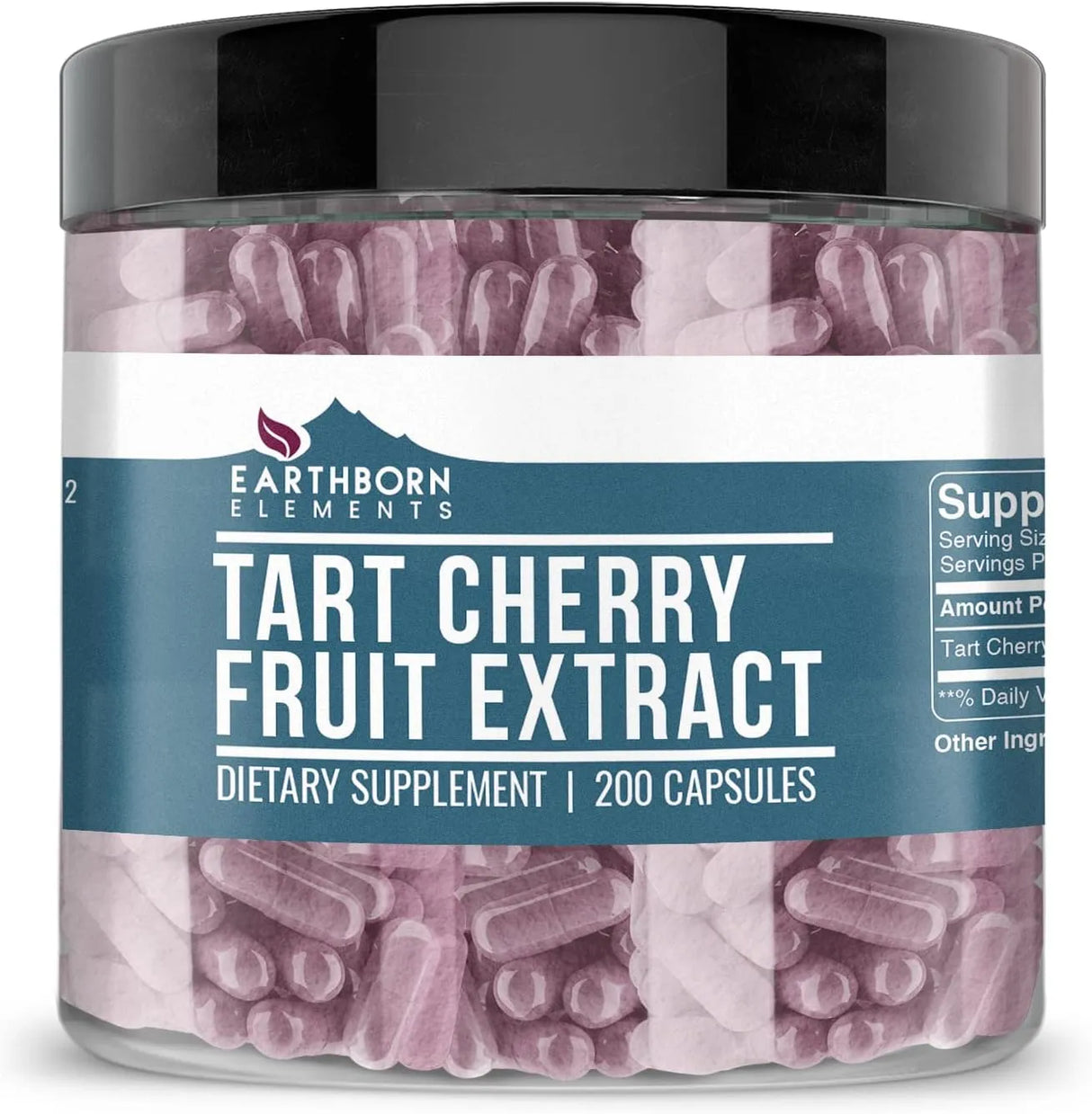 EARTHBORN ELEMENTS - Earthborn Elements Tart Cherry Extract 200 Capsulas - The Red Vitamin MX - Suplementos Alimenticios - {{ shop.shopifyCountryName }}