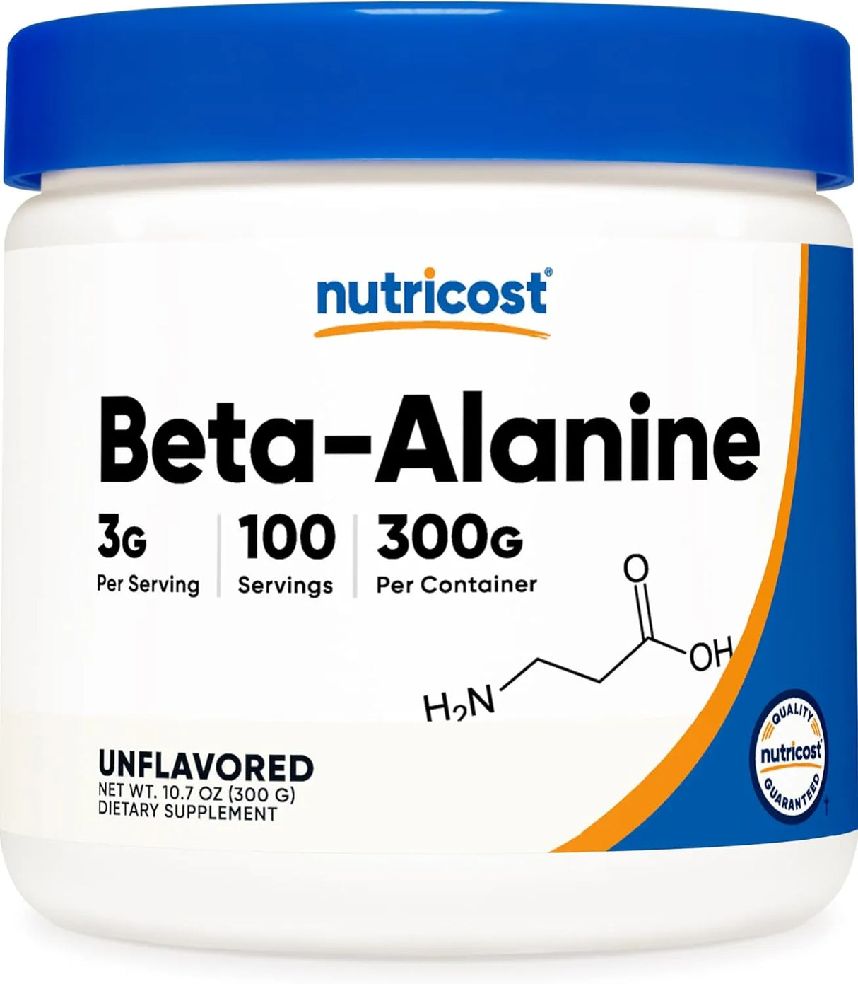 NUTRICOST - Nutricost Beta Alanine Powder 100 Servicios 300Gr. - The Red Vitamin MX - Suplementos Alimenticios - {{ shop.shopifyCountryName }}