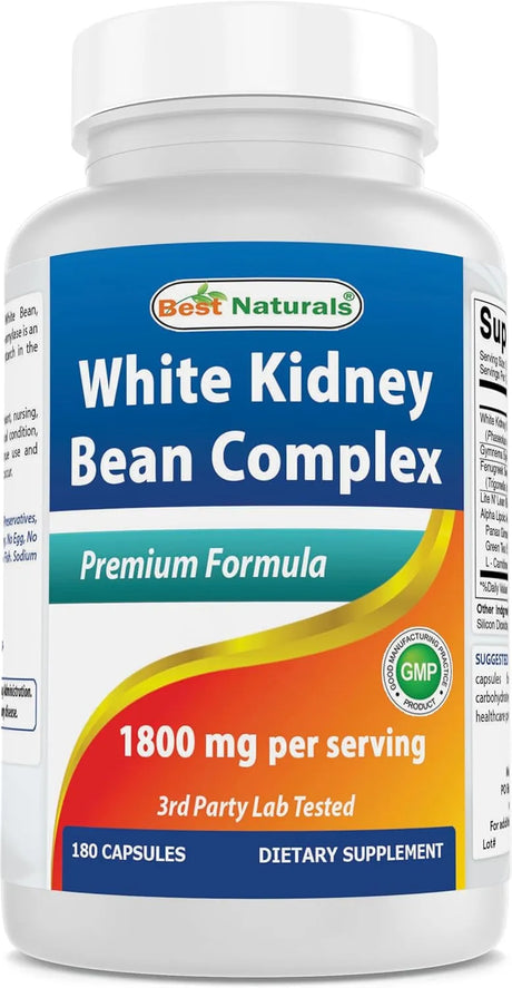 BEST NATURALS - Best Naturals White Kidney Bean Complex 1800Mg. 180 Capsulas - The Red Vitamin MX - Suplementos Alimenticios - {{ shop.shopifyCountryName }}
