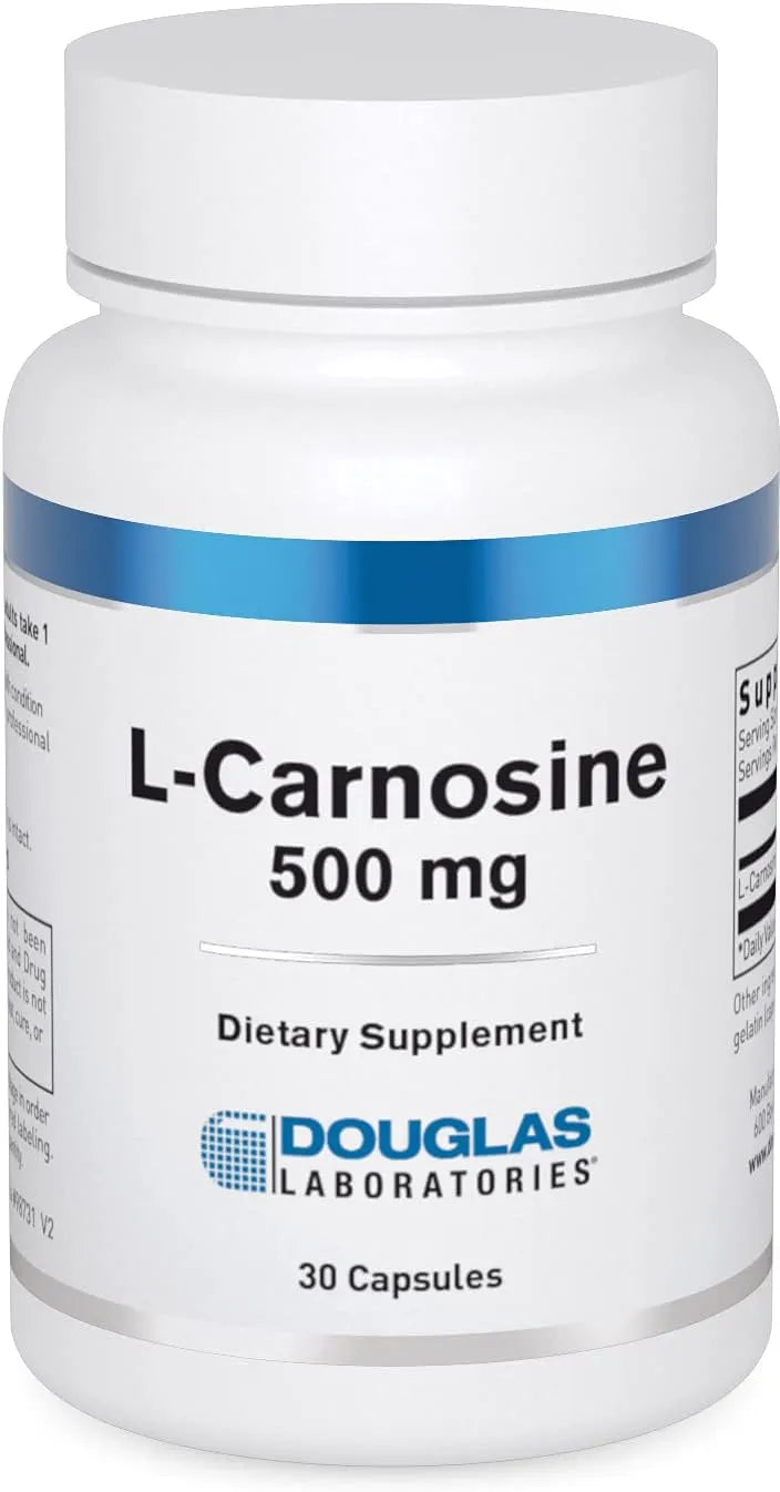 DOUGLAS LABORATORIES - Douglas Laboratories L-Carnosine 500Mg. 30 Capsulas - The Red Vitamin MX - Suplementos Alimenticios - {{ shop.shopifyCountryName }}
