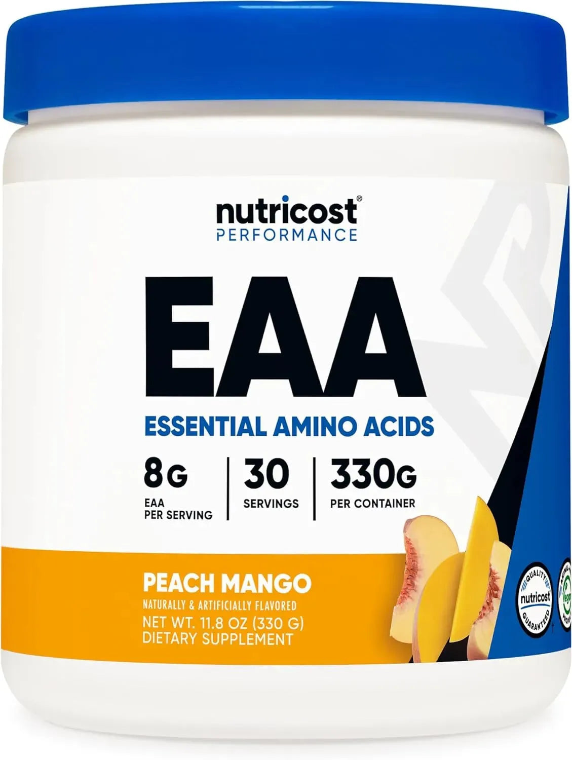 NUTRICOST - Nutricost EAA Powder 30 Servicios Peach Mango 330Gr. - The Red Vitamin MX - Suplementos Alimenticios - {{ shop.shopifyCountryName }}