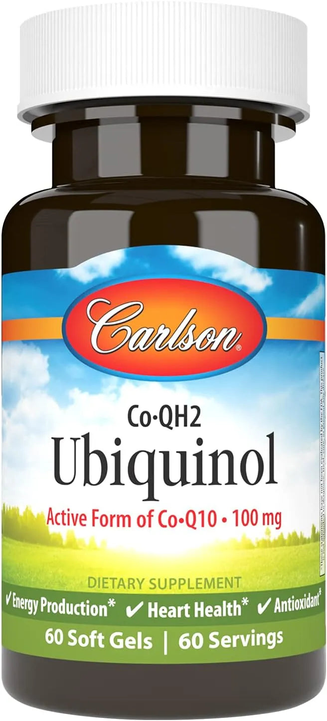 CARLSON - Carlson Co-QH2 Ubiquinol 100Mg. 60 Capsulas Blandas - The Red Vitamin MX - Suplementos Alimenticios - {{ shop.shopifyCountryName }}