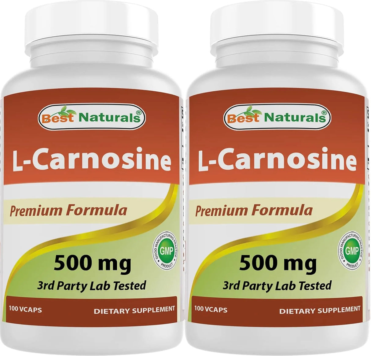 BEST NATURALS - Best Naturals L-Carnosine 500Mg. 60 Capsulas 2 Pack - The Red Vitamin MX - Suplementos Alimenticios - {{ shop.shopifyCountryName }}