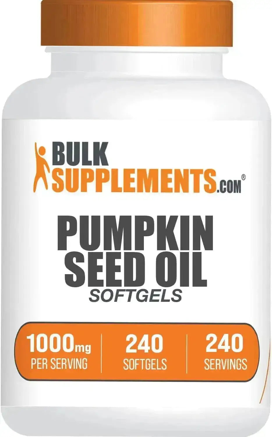 BULK SUPPLEMENTS - Bulk Supplements Pumpkin Seed Oil 1000Mg. 240 Capsulas Blandas - The Red Vitamin MX - Suplementos Alimenticios - {{ shop.shopifyCountryName }}