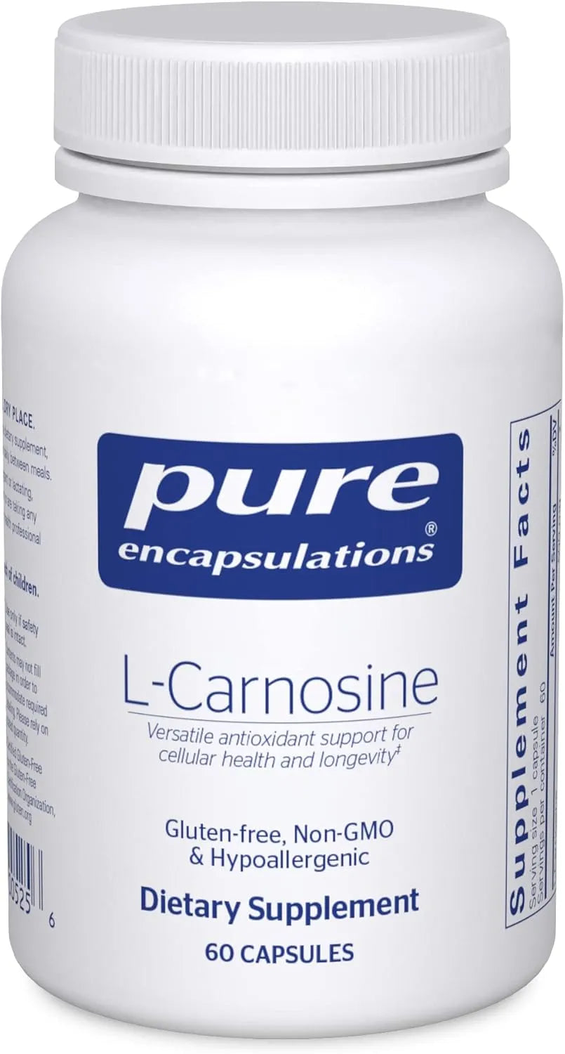 PURE ENCAPSULATIONS - Pure Encapsulations L-Carnosine 60 Capsulas - The Red Vitamin MX - Suplementos Alimenticios - {{ shop.shopifyCountryName }}