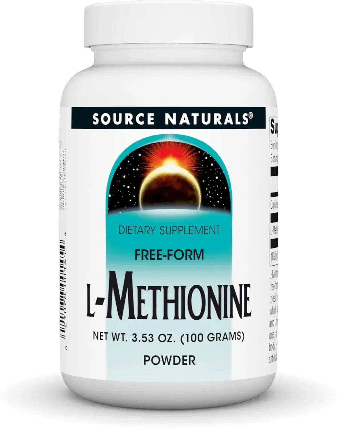 SOURCE NATURALS - Source Naturals L-Methionine Free Form Powder 100Gr. - The Red Vitamin MX - Suplementos Alimenticios - {{ shop.shopifyCountryName }}