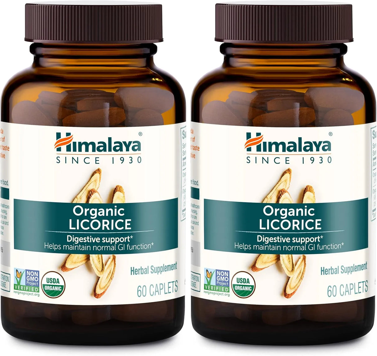HIMALAYA - Himalaya Organic Licorice Root 60 Capsulas 2 Pack - The Red Vitamin MX - Suplementos Alimenticios - {{ shop.shopifyCountryName }}