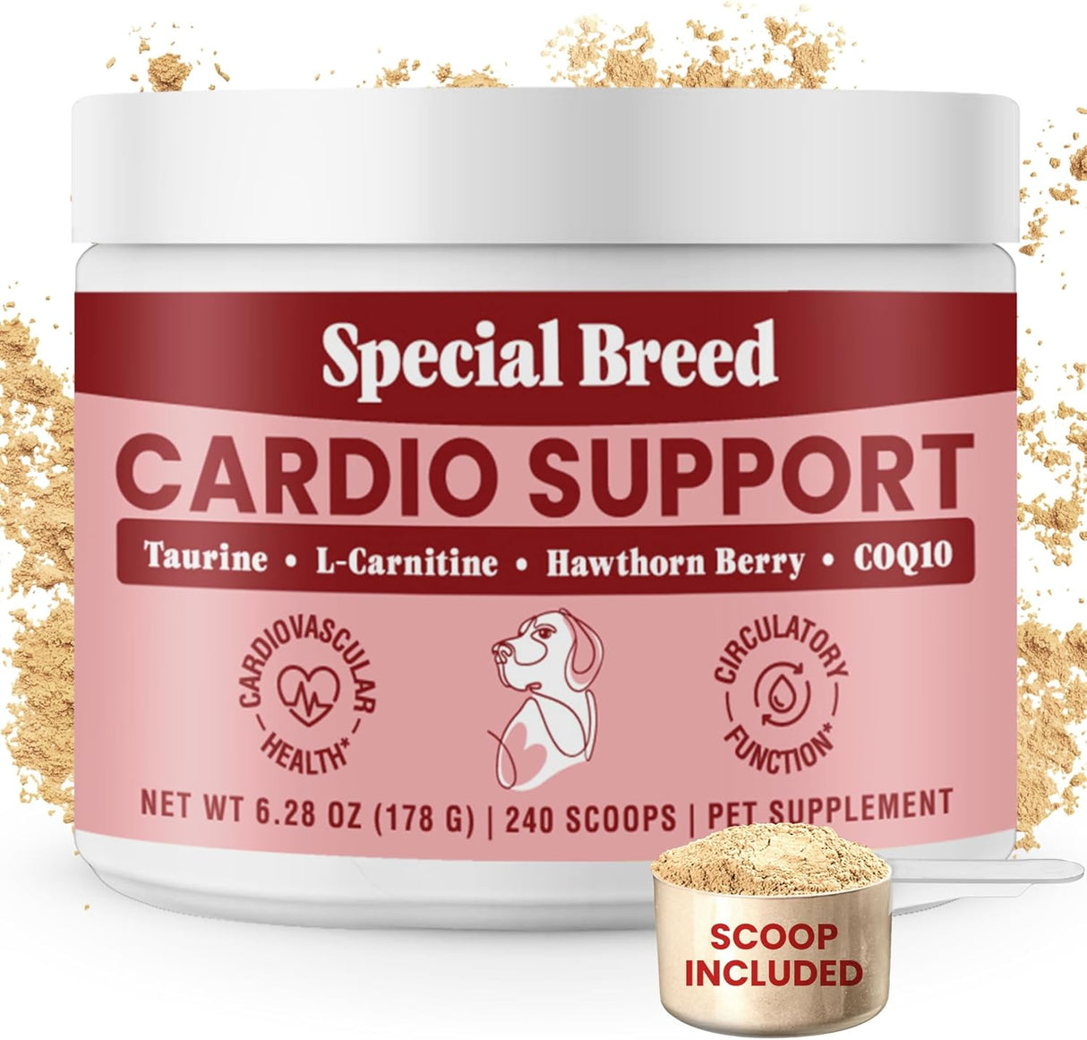 Special Breed Cardio Support for Dogs 240 Servicios 178Gr.