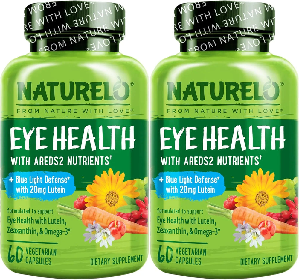 NATURELO - NATURELO Eye Vitamins AREDS 2 Formula Nutrients 60 Capsulas 2 Pack - The Red Vitamin MX - Suplementos Alimenticios - {{ shop.shopifyCountryName }}
