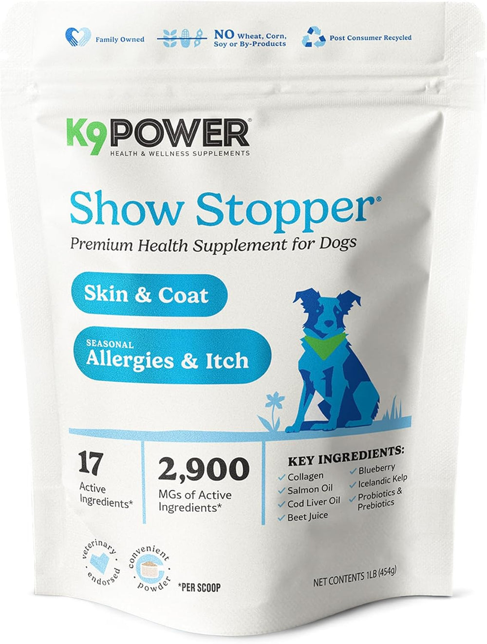 K9 Power Show Stopper for Dogs 454Gr.