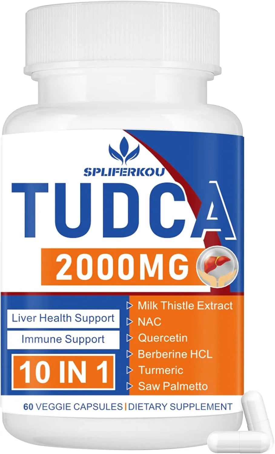 SPLIFERKOU - Spliferkou Tudca Liver Support 2000Mg. 60 Capsulas - The Red Vitamin MX - Suplementos Alimenticios - {{ shop.shopifyCountryName }}