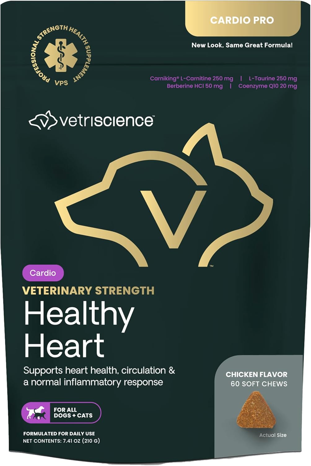 VetriScience Veterinary Strength Healthy Heart 60 Masticables