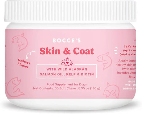 BOCCE'S BAKERY - Bocce's Bakery Skin & Coat Supplement for Dogs 60 Masticables - The Red Vitamin MX - Remedios Para La Picazón De Perros - {{ shop.shopifyCountryName }}