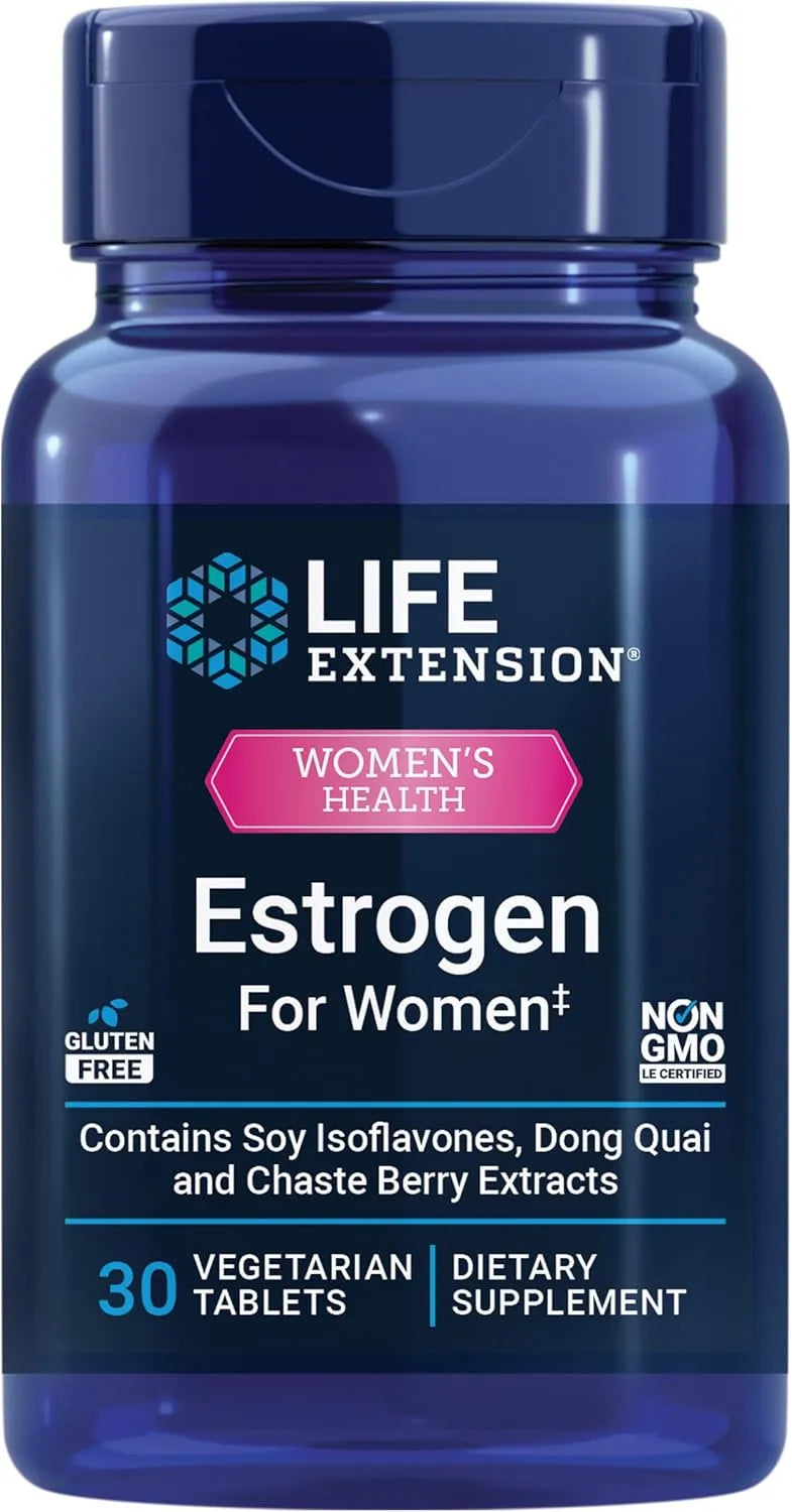 LIFE EXTENSION - Life Extension Estrogen for Women 30 Tabletas - The Red Vitamin MX - Suplementos Alimenticios - {{ shop.shopifyCountryName }}